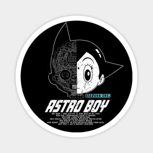 ASTRO BOY - Mighty Atom Vintage DESIGN | Mecha Tech Specs Magnet